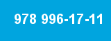 978 996-17-11 978 996-17-11